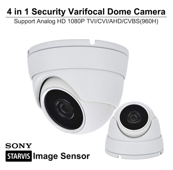 101AV 1080P True Full-HD Security Dome Camera 2.8-12mm Variable